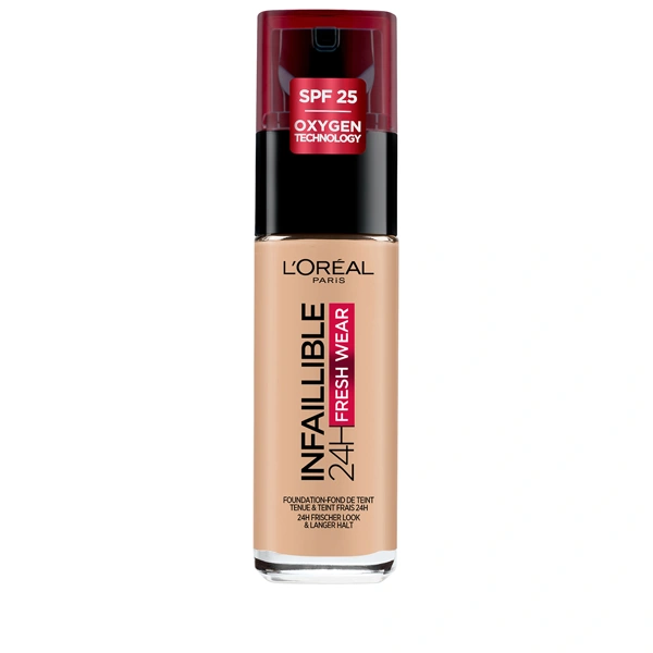 L'oreal Paris Infaillible 24h Fresh Wear Foundation 125 Beige Natural 30ml főképe